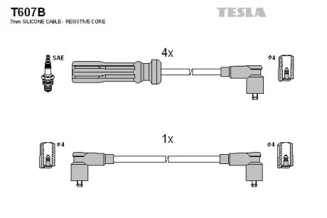 Провід введення / Volvo 740 2.0 85 TESLA T607B