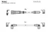 Кабель зажигания, к-кт Seat,VW 80-01 1,6;1,8;2,0|присоединение 4 мм резьба TESLA T650C (фото 1)