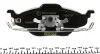 Тормозные колодки OPEL Astra G передняя сторона 94-11 TEXTAR 2306302 (фото 4)