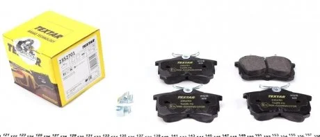 Тормозные колодки HONDA Accord задняя сторона 97-12 TEXTAR 2352701