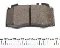 Тормозные колодки MERCEDES C (W203) / E (W211) / SLK (R171) передняя сторона 98-12 TEXTAR 2374502 (фото 4)