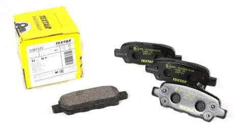 Гальмівні колодки INFINITI/NISSAN//RENAULT FX/EX/Maxima/Tiida/Koleos "R "01>> TEXTAR 2387101