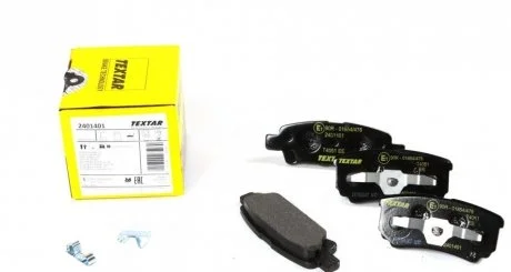 Тормозные колодки CHRYSLER / DODGE / HYUNDAI / JEEP / MITSUBISHI задняя сторона 01 - TEXTAR 2401401