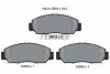 Гальмівні колодки HONDA Accord/FR-V "F "01>> TEXTAR 2405301 (фото 1)