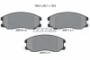Тормозные колодки CHEVROLET / OPEL Captiva / Antara передняя сторона 06 - TEXTAR 2451001 (фото 2)