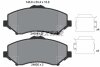 Комплект гальмівних колодок передн, CHRYSLER GRAND VOYAGER V, TOWN &amp; COUNTRY, VOYAGER V DODGE GRAND, JOURNEY, NITRO FIAT FREEMONT JEEP CHEROKEE, WRANGLER III VW ROUTAN 2.0D-4.0 01.06- TEXTAR 2460401 (фото 1)