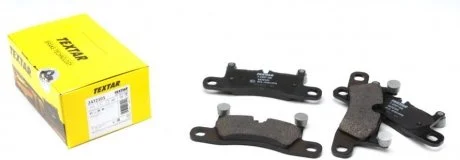 Тормозные колодки PORSCHE / VW Cayenne / Touareg S = 17,2mm задняя сторона 10 - TEXTAR 2472101