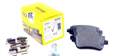 Гальмівні колодки RENAULT Clio/Megane "R "08>> TEXTAR 2482001