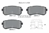 Тормозные колодки HYUNDAI/KIA Creta/IX20/Kona/Sonata/Optima/Soul "R "10>> TEXTAR 2567701 (фото 2)
