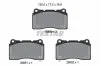 Комплект гальмівних колодок передн , ALFA ROMEO GIULIETTA  HONDA CIVIC X, CIVIC XI  RENAULT MEGANE III  SUBARU IMPREZA  TESLA MODEL S, MODEL X, ROADSTER 1.6D-Electric 11.01- 2585001
