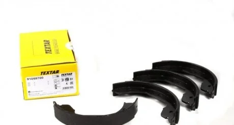 Тормозные колодки барабанные (ручник) BMW 5 (E39) / 7 (E65) / X5 (E53) 98 - TEXTAR 91058700