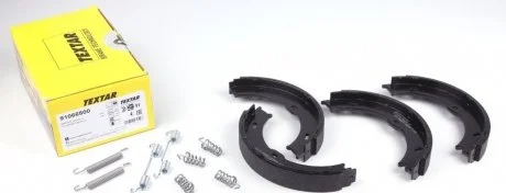 Тормозные колодки барабанные (ручник) MERCEDES / VW Sprinter / Crafter 06 - TEXTAR 91066800