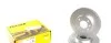 Диск тормозной SEAT / VW Cordoba / Ibiza / Caddy / Polo передняя сторона D = 256mm 83 - TEXTAR 92036803 (фото 1)