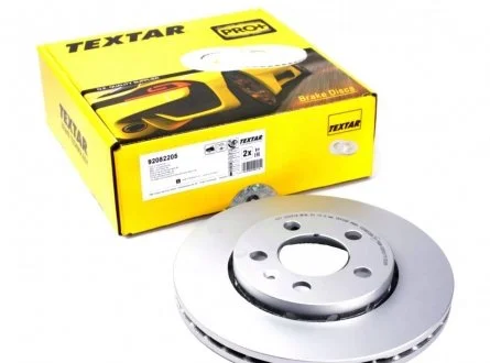 Диск тормозной AUDI / SEAT / SKODA / VW A3 / Ibiza / Leon / Toledo / Fabia / Octavia / Golf передняя сторона D = 256mm 96 - TEXTAR 92082205