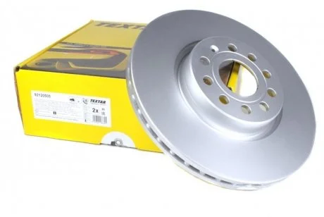 Диск тормозной AUDI / SEAT / SKODA / VW A3 / Leon / Octavia // Caddy / Golf / Passat передняя сторона D = 312mm 01 - TEXTAR 92120505