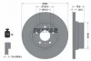 Диск тормозной BMW X5 (E53) R D = 324mm 01 - TEXTAR 92146303 (фото 1)