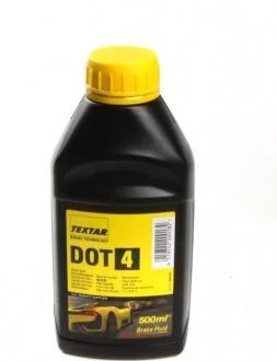 Тормозная жидкость DOT4 0,5L TEXTAR 95002400