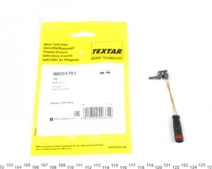 Датчик износа колодок TEXTAR 98024701