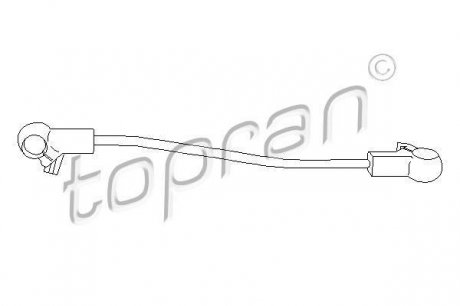 Шток вилки переключения передач TOPRAN / HANS PRIES 102846 (фото 1)