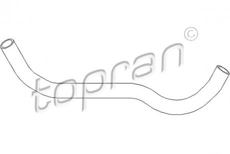 Шланг резиновый системы охлаждения TOPRAN / HANS PRIES 103382 (фото 1)