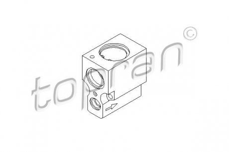 Клапан расширительный (кондиционера) TOPRAN / HANS PRIES 108924 (фото 1)