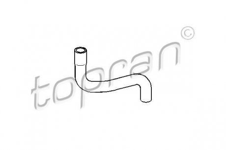 Шланг радиатора (система охлаждения) TOPRAN / HANS PRIES 109015