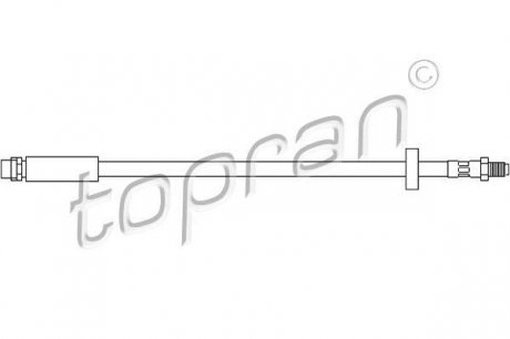 Тормозний шланг TOPRAN / HANS PRIES 110400 (фото 1)