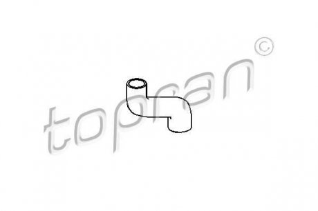 Патрубок системы охлаждения TOPRAN / HANS PRIES 205721 (фото 1)