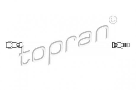 Тормозний шланг TOPRAN / HANS PRIES 400426