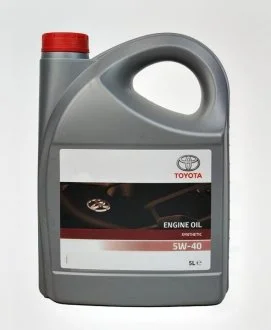 Олія моторна Toyota ENGINE OIL 5W-40, 5 л TOYOTA 08880-80835