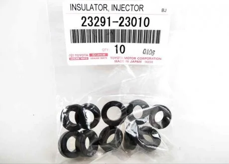 Кільце ущільнювальне форсунки нижнє (1 шт.) Toyota Avensis 03- / Land Cruiser 100 TOYOTA 23291-23010