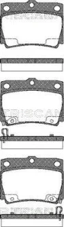 Колодки гальмівні задні TRISCAN 811042022