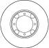 Диск тормозной (1 шт.) HYUNDAI Accent / Excel / Pony / Pony XP / S-Coupe / Verna TRW DF1958 (фото 2)