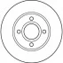 Диск тормозной (1 шт.) FORD (Europe) Cougar / Mondeo / Mondeo Estate / Wagon / Scorpio TRW DF2622 (фото 2)