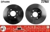 Диск тормозной (1 шт.).) HYUNDAI Accent "F D=241mm "00-06 DF4496