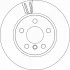 Диск гальмівний (1 шт.) BMW i3 "F D=280mm "13>> TRW DF6715 (фото 1)