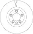 Диск тормозной VW Touareg передняя сторона D = 368mm 04-10 DF6772S
