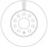 Диск гальмівний SEAT/SKODA/VW Leon/Octavia/Golf "F D=276mm "14>> DF6903S