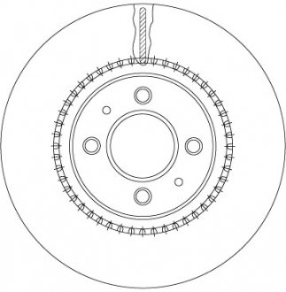 Гальмівний диск TRW DF6904 (фото 1)