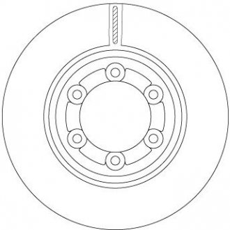 Гальмівний диск TRW DF6984 (фото 1)