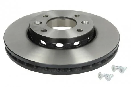 Диск тормозной (1 шт.) KIA Carens передняя сторона D = 280mm 02-06 TRW DF7266