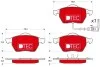 Тормозные колодки дисковые AUDI / SEAT / SKODA / VW A3 / TT // Leon / Octavia / Polo / Golf передняя сторона 96-10 TRW GDB1403DTE (фото 1)