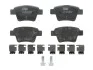 Колодки тормозные дисковые CITROEN C4, PEUGEOT 307 задн. TRW GDB1620 (фото 1)