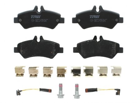 Тормозные колодки дисковые MERCEDES / VW Sprinter (906) / Crafter задняя сторона 06 - TRW GDB1697