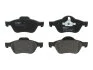 Комплект гальмівних колодок передн, RENAULT LAGUNA, LAGUNA II, LAGUNA III, SCENIC II, TWINGO II, WIND 1.2-3.0D 03.01- TRW GDB1787 (фото 1)