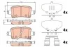 Тормозные колодки, дисковые GDB2184