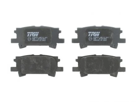 Тормозные колодки дисковые LEXUS RX 300 / RX 400h TRW GDB3339