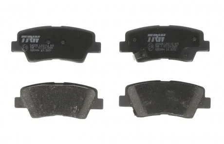 Тормозные колодки дисковые HYUNDAI / KIA I30 / I40 / Accent / Sonata / Tucson / Optima / Rio задняя сторона 10 - TRW GDB3494