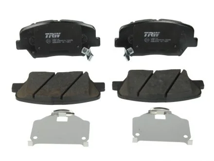 Тормозные колодки дисковые HYUNDAI / KIA I30 / Veloster / Ceed передняя сторона 11 - TRW GDB3549