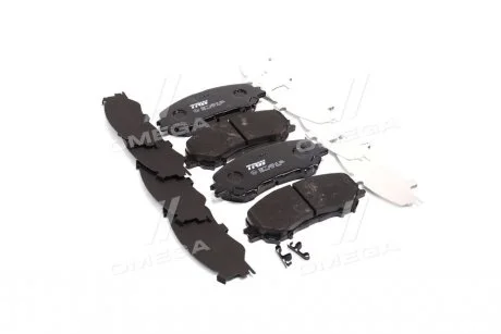 Тормозные колодки дисковые NISSAN / RENAULT Qashqai / X-Trail / Kadjar передняя сторона 13 - TRW GDB3622